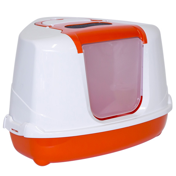 Moderna Flip Corner Флип Кэт угловой закрытый туалет для котов 56 х 45 х 39 см (C250) Moderna Flip Corner Флип Кэт угловой закрытый туалет для котов 56 х 45 х 39 см (C250)